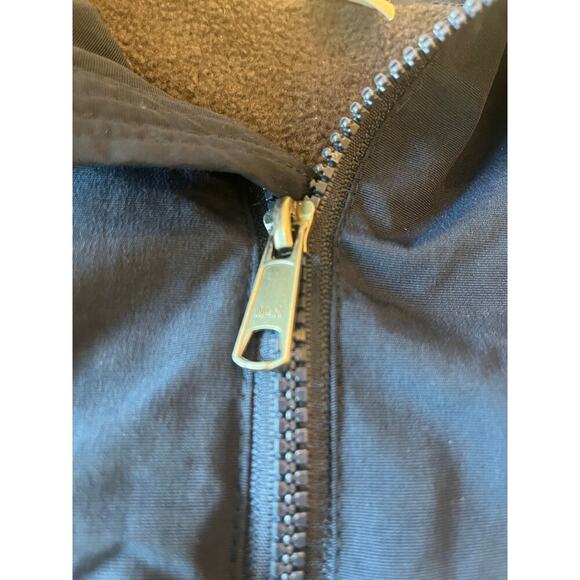 St Johns Bay Water Resistant Bomber Jacket Men XXL Neutral Zipper Fleece Lined - Picture 9 of 10